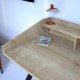 Tresson Safir Meşe Siyah Metal Ayaklı Organizer Çalışma Masası 120 cm 
