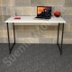 Delta Beyaz Metal Ayaklı Çalışma Masası 120 cm Delta Beyaz Metal Ayaklı Çalışma Masası 120 cm