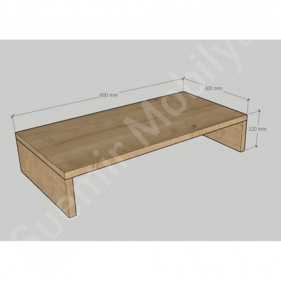 Marsta Safir Meşe Monitör Yükseltici Stand 60 cm