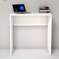Minola Beyaz Kompakt Çalışma Masası 72 cm Minola Beyaz Kompakt Çalışma Masası 72 cm